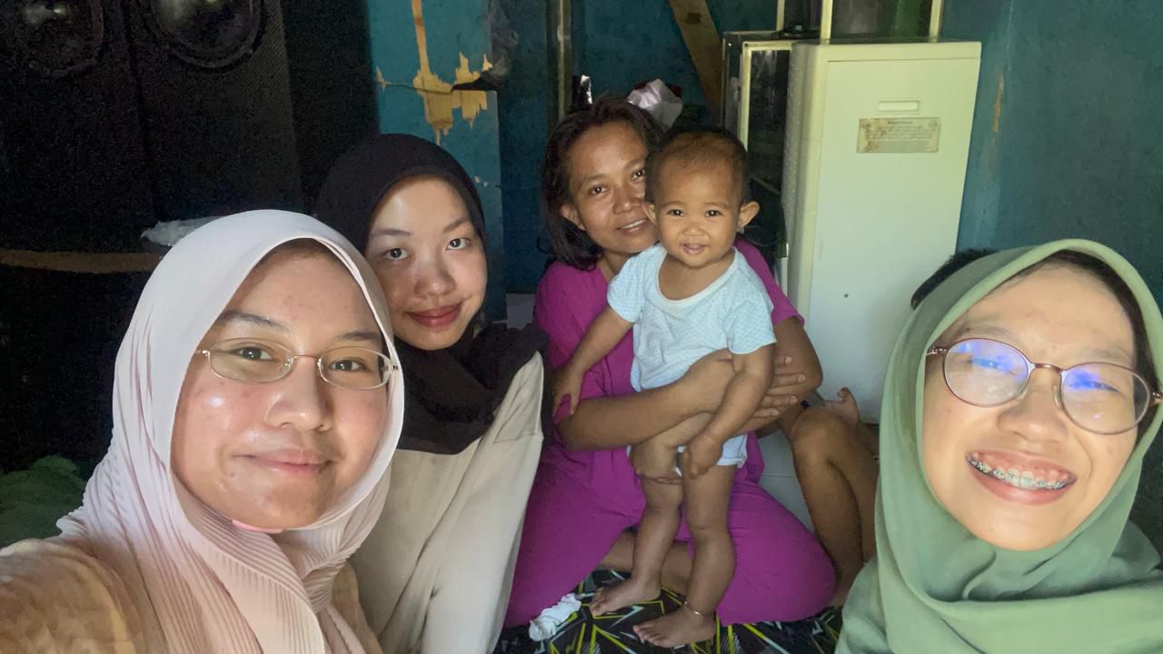 Kunjungan Kelima bertemu Ibu Nurlia dan Aisyah